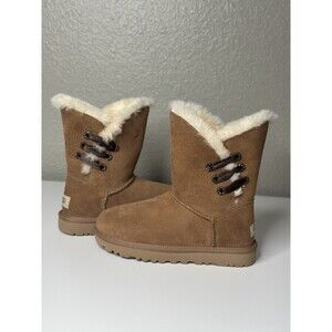 UGG Constantine Ribbon Accent Chestnut Boots Tan Chesnu Brand New Size 5
